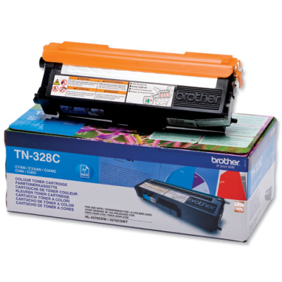 [TN328C] Brother TN328 Cyan Cartucho de Toner Original - TN328C
