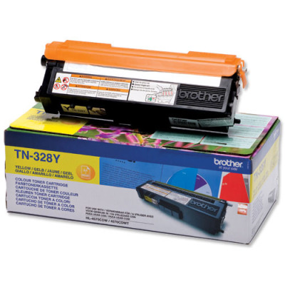 [TN328Y] Brother TN328 Amarillo Cartucho de Toner Original - TN328Y