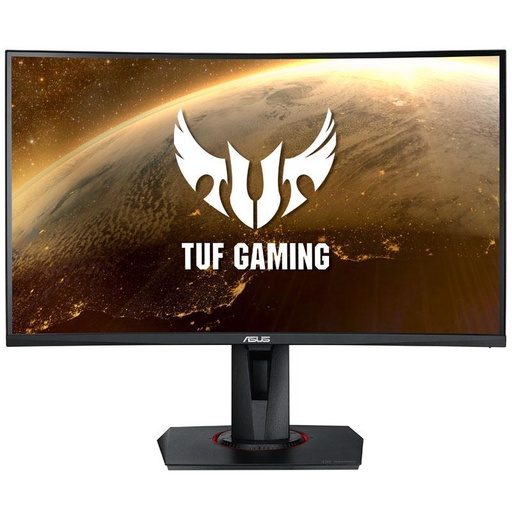 [VG27VQ] Asus TUF Gaming Monitor Curvo 27" LED FullHD 165Hz FreeSync Premium - Respuesta 1ms - Altavoces Incorporados - Ajustable en Altura, Giratorio e Inclinable - Angulo de Vision 178º - 16:9 - DVI, HDMI, DisplayPort - VESA 100x100mm