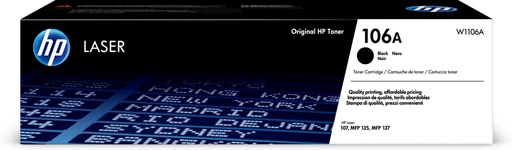 [W1106A] HP W1106A Negro Cartucho de Toner Original - 106A
