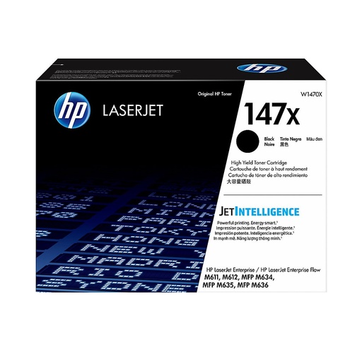 [W1470X] HP W1470X Negro Cartucho de Toner Original - 147X