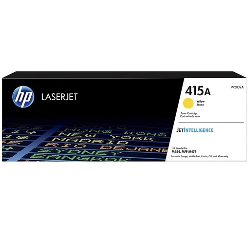 [W2032A] HP W2032A Amarillo Cartucho de Toner Original - 415A