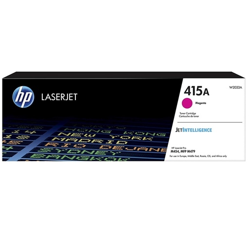 [W2033A] HP W2033A Magenta Cartucho de Toner Original - 415A