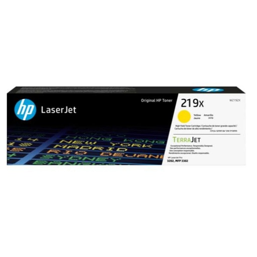 [W2192X] HP W2192X Amarillo Cartucho de Toner Original - 219X