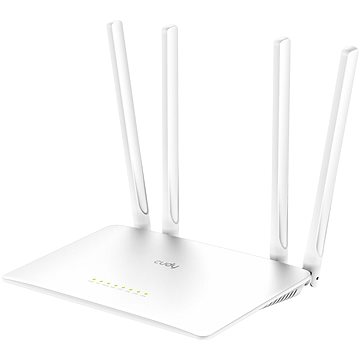 [WR1200] Cudy WR1200 Smart Router WiFi AC1200 Doble Banda - 1x Puerto Wan 100/10 Mbps y 4x Puertos Lan 100/10 Mbps - 4 Antenas Externas