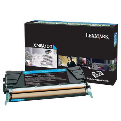 [X746A1CG] Lexmark X746/X748 Cyan Cartucho de Toner Original - X746A1CG