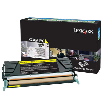 [X746A1YG] Lexmark X746/X748 Amarillo Cartucho de Toner Original - X746A1YG