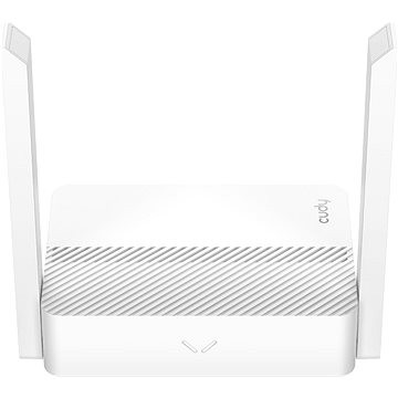 [WR1200E] Cudy Router WiFi Dual Band AC1200 - Velocidad hasta 100Mbps - 4 Puertos - 4 Antenas Fijas de 5dBi - Color Blanco