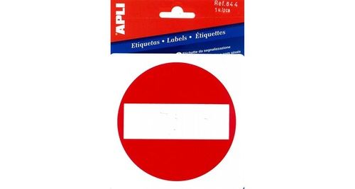 [00844] Apli Etiqueta Señalizacion Prohibido El Paso 1 U.
