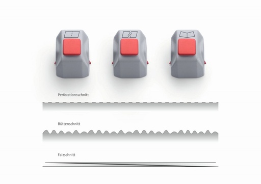 [00980-14986] Dahle Pack de 3 Cabezales Creativos de Corte para Cizalla Dahle 507 3ª Generacion