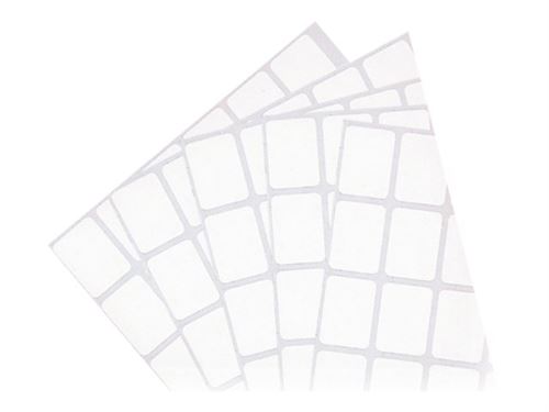 [01639] Apli Pack de 420 Etiquetas Permanentes 16.0 x 22.0mm - Aptas para Escritura Manual - Color Blanco