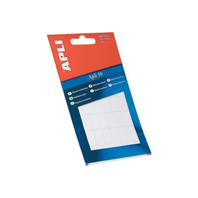 [01643] Apli Etiquetas 10 Blancas 20.0 x 75.0mm 10 Hojas