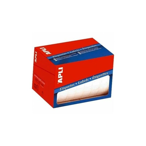 [01688] Apli Rollo Etiquetas Blancas Permanentes 22.0 x 32.0mm