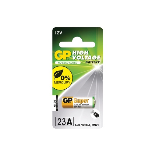 [023A-B1 GP] GP Pack de 1 Pila Alcalina 23A 12V