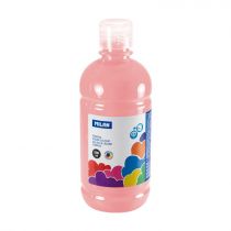 [03622] Milan Botella de Tempera 500ml - Tapon Dosificador - Secado Rapido - Mezclable - Color Rosa Palido