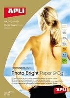 [04458] Apli Papel Fotografico Photobright A4 280g 25 Hojas