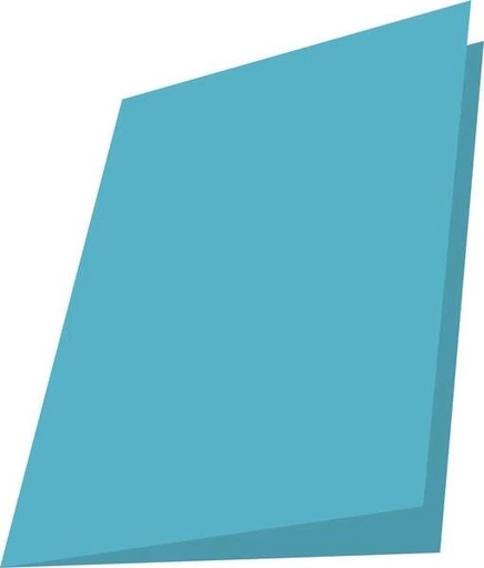 [0471AZ] Mariola Pack de 50 Subcarpetas de Cartulina 180gr - Formato Folio - Ranura para Fastener - Color Azul