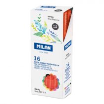 [0610041630] Milan Sway Fineliner Rotulador - Punta Fina 0.4mm - Ergonomico - Tinta al Agua - Color Rojo
