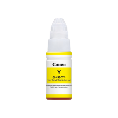 [0666C001] Canon GI490 Amarillo Botella de Tinta Original - GI490Y/0666C001