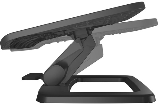 [100016998] Fellowes Hana LT Plataforma Flexible con Ajuste Manos Libres - Superficie Antideslizante - Movimiento Activo - Color Negro